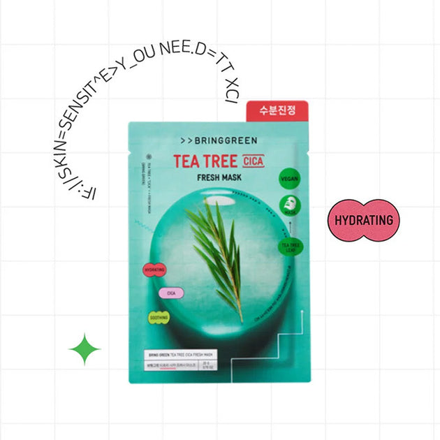 Bring Green | Tea Tree 90% Fresh Mask | Sheet Mask – Moona Store