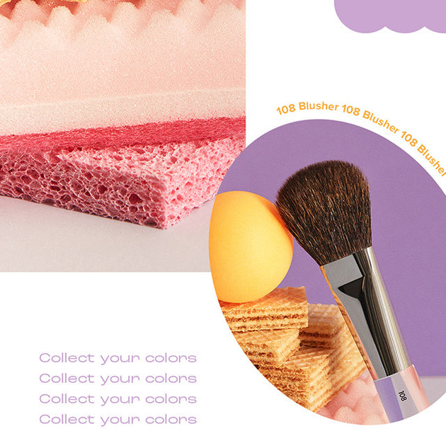 Piccasso Collezioni 108 Blusher Brush Makeup Tools Moona Store