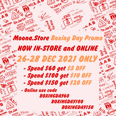 2021 Moona.Store Boxing Day Promo