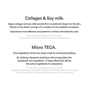 Gummy Sheet Mask Collagen Milk Sticker Pack 10p