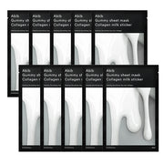 Gummy Sheet Mask Collagen Milk Sticker Pack 10p