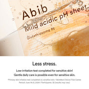Mild Acidic pH Sheet Mask Glutathiosome Fit