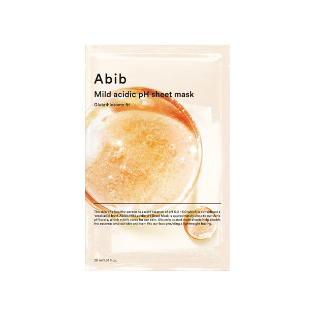 Mild Acidic pH Sheet Mask Glutathiosome Fit