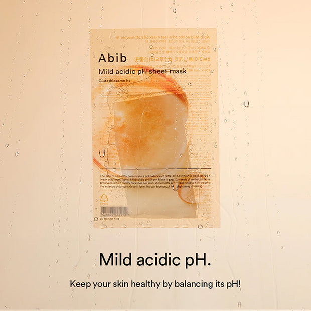 Mild Acidic pH Sheet Mask Glutathiosome Fit