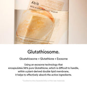 Mild Acidic pH Sheet Mask Glutathiosome Fit