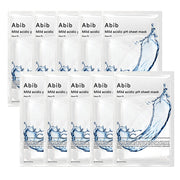 Mild Acidic pH Sheet Mask Pack Aqua Fit 10p