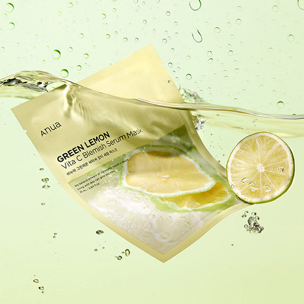 Green Lemon Vita C Blemish Serum Mask Pack 10p