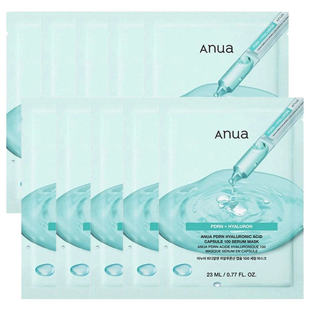 PDRN Hyaluronic Acid Capsule 100 Serum Mask Pack 10p