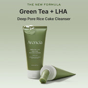 Green Tea LHA Deep Pore Rice Cake Cleanser