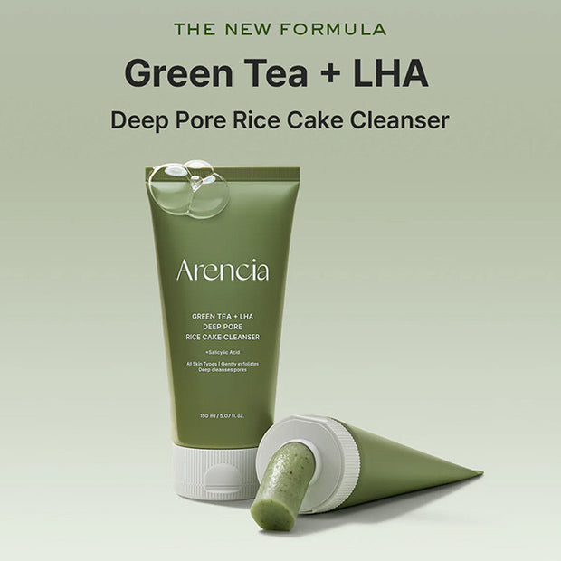 Green Tea LHA Deep Pore Rice Cake Cleanser