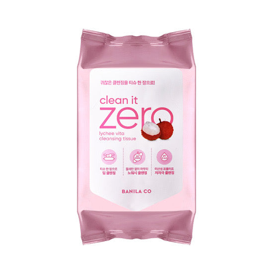 Clean It Zero Lychee Vita Cleansing Tissue