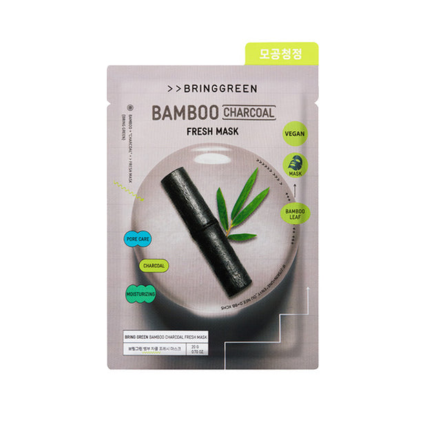 Bamboo Charcoal Fresh Mask Pack 10p