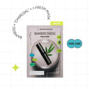 Bamboo Charcoal Fresh Mask Pack 10p