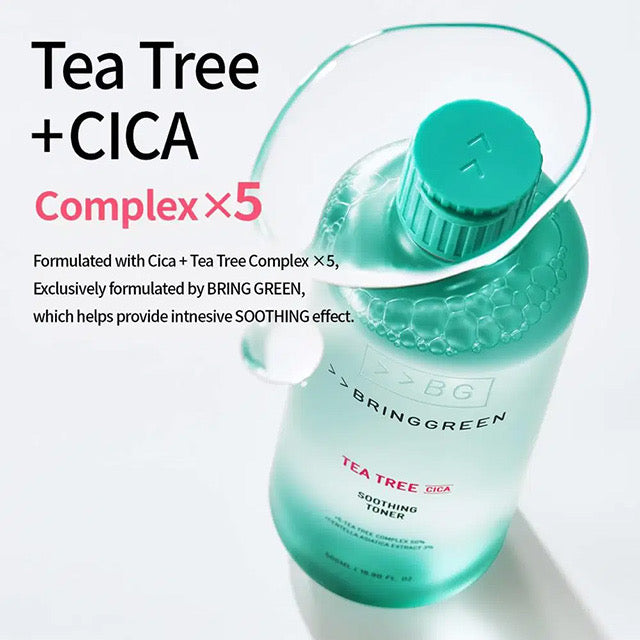 Bring Green | Tea Tree Cica Trouble Soothing Toner | Skincare – Moona Store