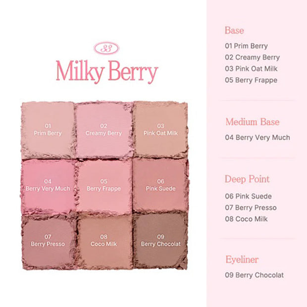 Shadow Palette #33 Milky Berry