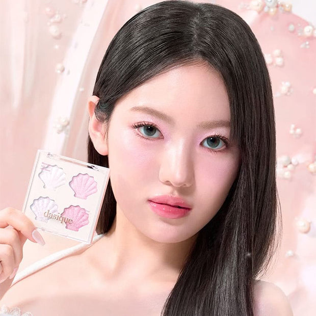 Shine Glowy Highlighter Palette Twinkle Mermaid Collection