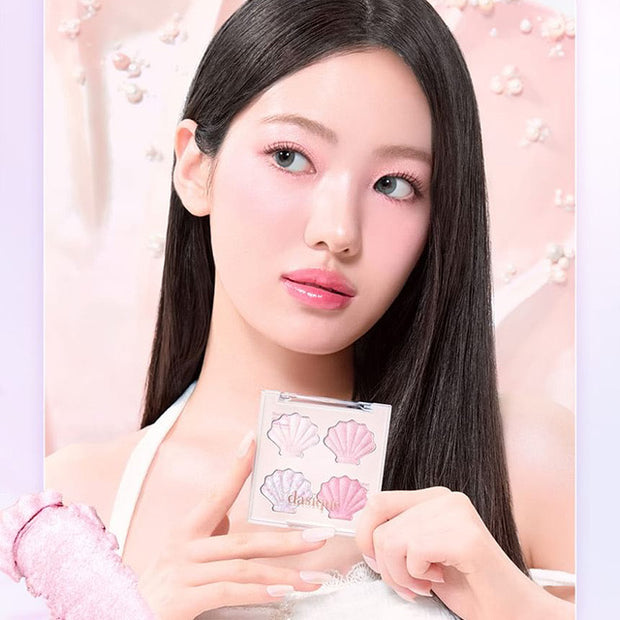 Shine Glowy Highlighter Palette Twinkle Mermaid Collection