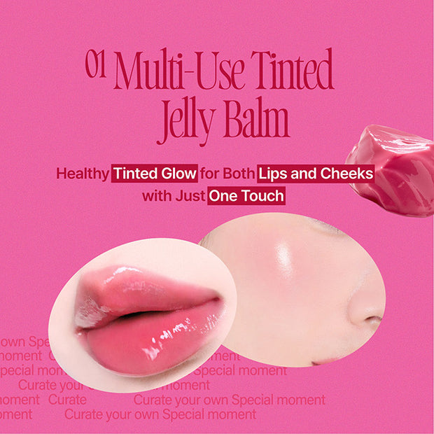 Lip & Cheek Glowy Jelly Pot Keyring Set