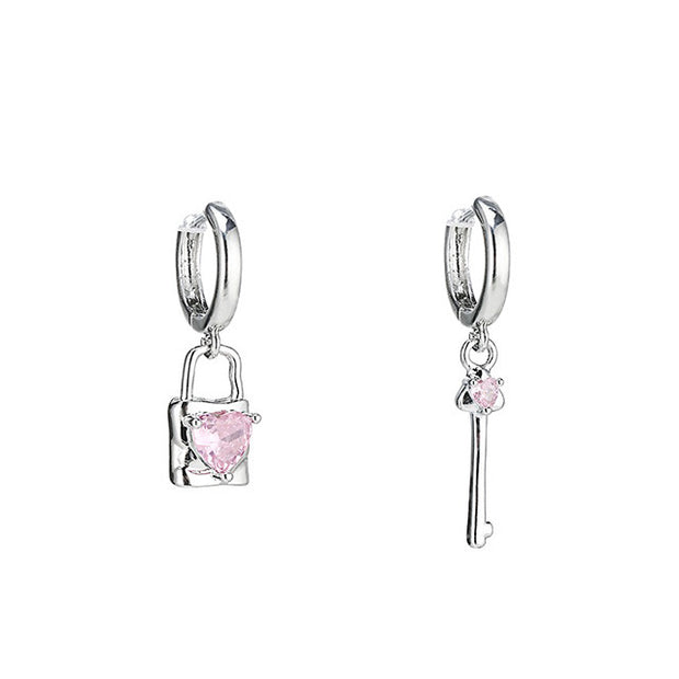 Key and Lock Earring