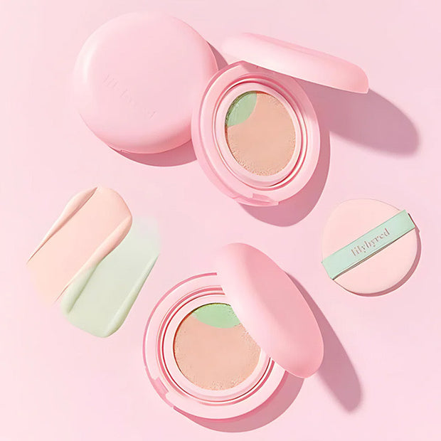 Dual Light Tone-Up Cushion Peach Green