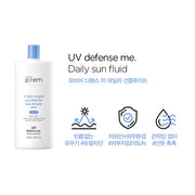 UV defense me. Daily Sun Fluid SPF 50+ Broad Spectrum