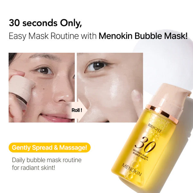 Menokin | 30 Seconds Quick Bubble Mask | Skincare – Moona Store