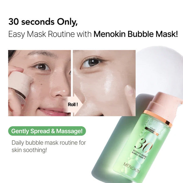 Menokin | 30 Seconds Quick Bubble Mask | Skincare – Moona Store