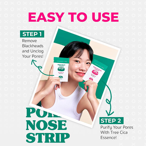 Netflix Squid Game 2 x Bring Green Tea Tree Cica Pore Nose Strip