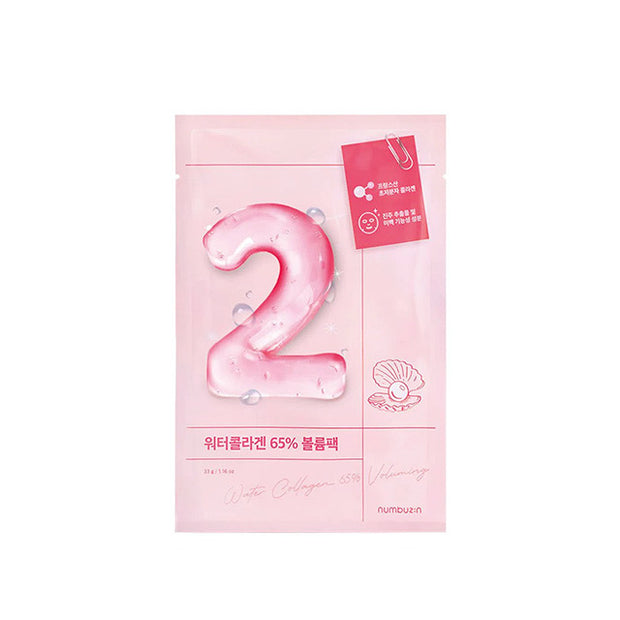 No.2 Water Collagen 65% Voluming Sheet Mask