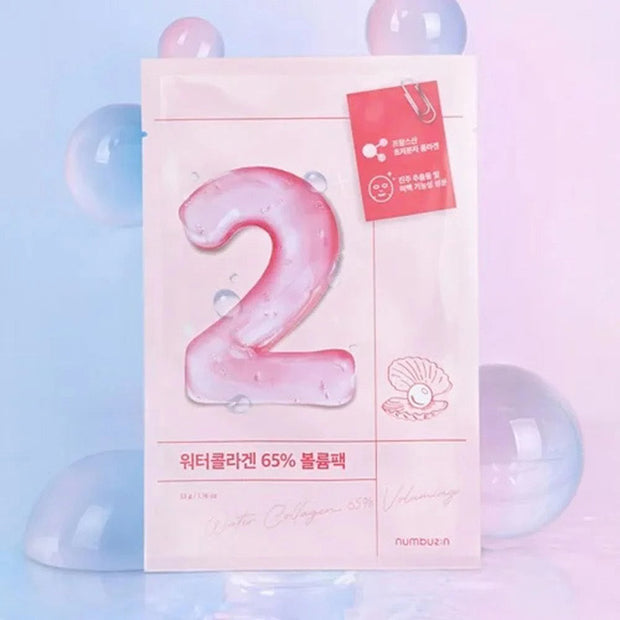 No.2 Water Collagen 65% Voluming Sheet Mask