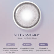 Nella Ash Gray (1month/Box Lens)