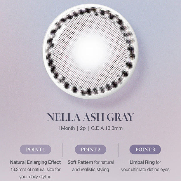 Nella Ash Gray (1month/Box Lens)