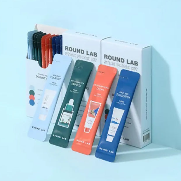 Round Lab Stick Pouch Kit