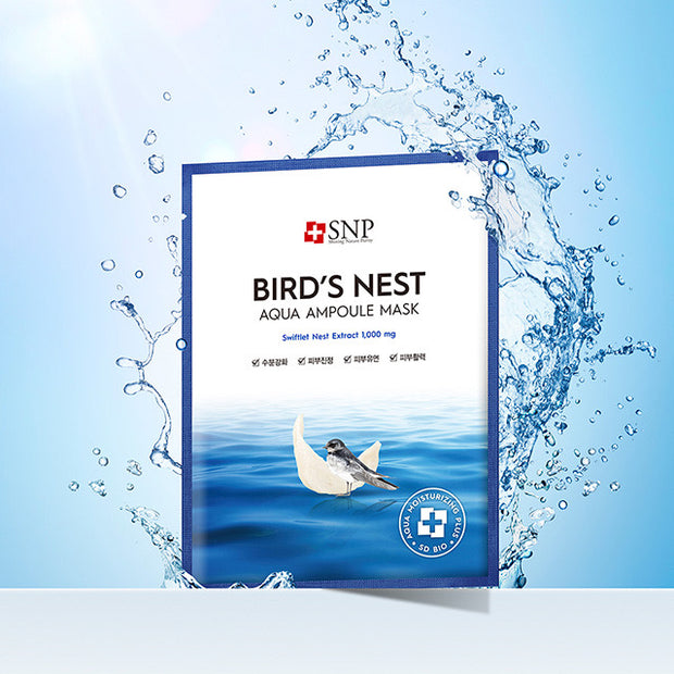 Bird's Nest Aqua Ampoule Mask Pack 10p