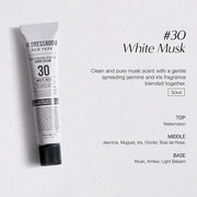 W.dressroom x Bonobono Perfume Hand Cream No. 30 White Musk 50ml*2ea Set + FREE Keyring