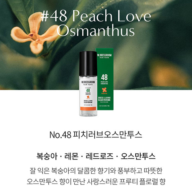 Dress & Living Clear Perfume No.48 Peach Love Osmanthus 70ml