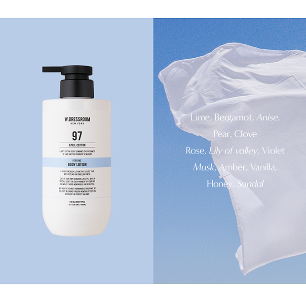Moisturizing Perfume Body Lotion 500ml No.97 April Cotton