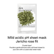 Mild Acidic pH Sheet Mask Jericho Rose Fit 10p