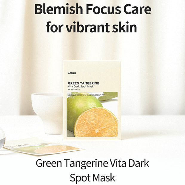 Green Tangerine Vita Dark Spot Mask Pack 10p