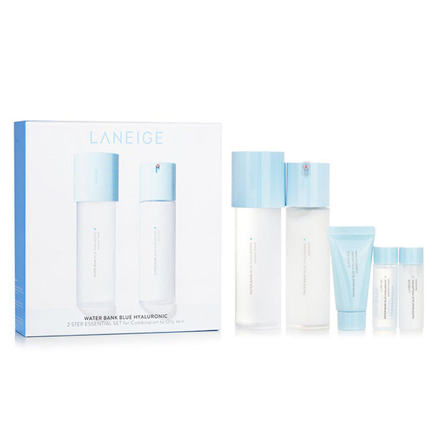 Water Bank Blue Hyaluronic 2 Step Essential for Combination to Oily Skin