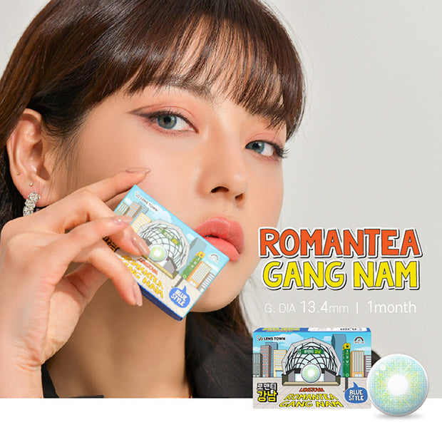 Romantea Gangnam Blue (1month/Box Lens)