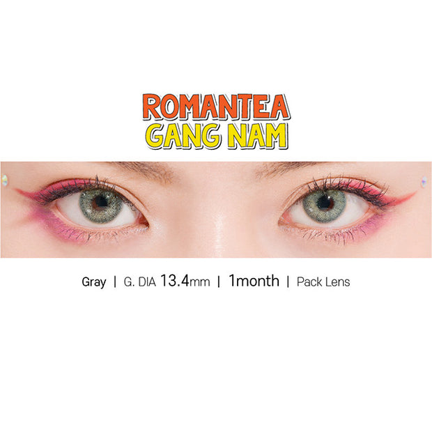 Romantea Gangnam Gray (1month/Box Lens)