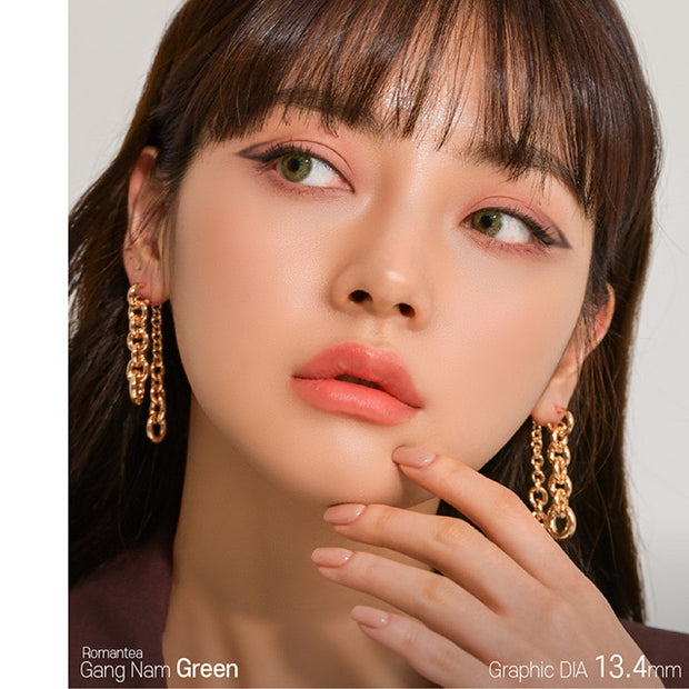 Romantea Gangnam Green (1month/Box Lens)