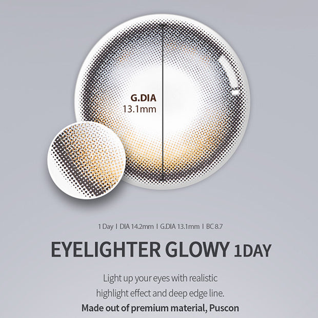 Eyelighter Glowy 1Day Black (Daily/20p)