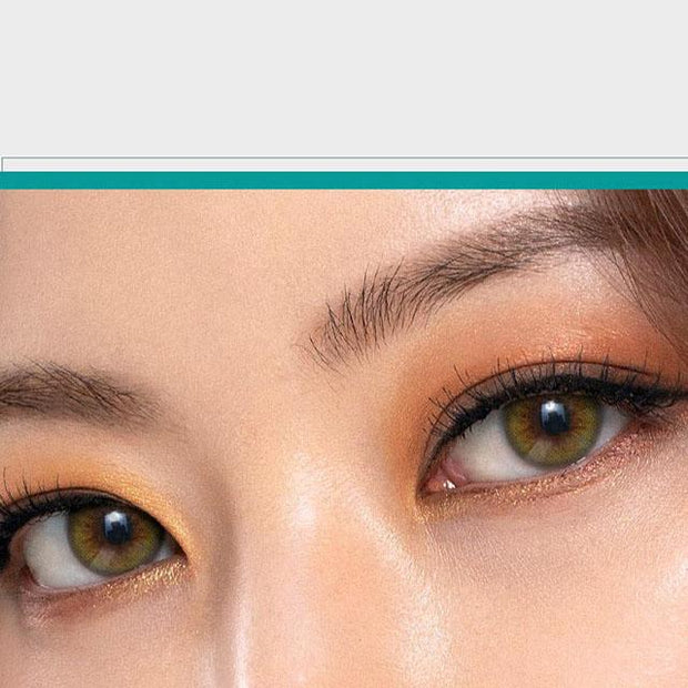 model two eyes close-up