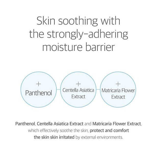 skin soothing with the strongly-adhering moisture barrier