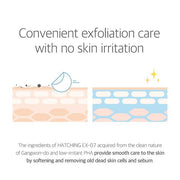 convenient exfoliation care with no skin irritation