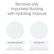 removes only impurities bursting with hydrating moisture