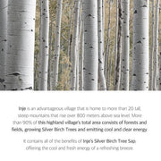 inje's silver birch tree sap