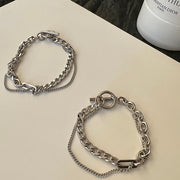 Titanium Steel Unisex Chain Bracelet